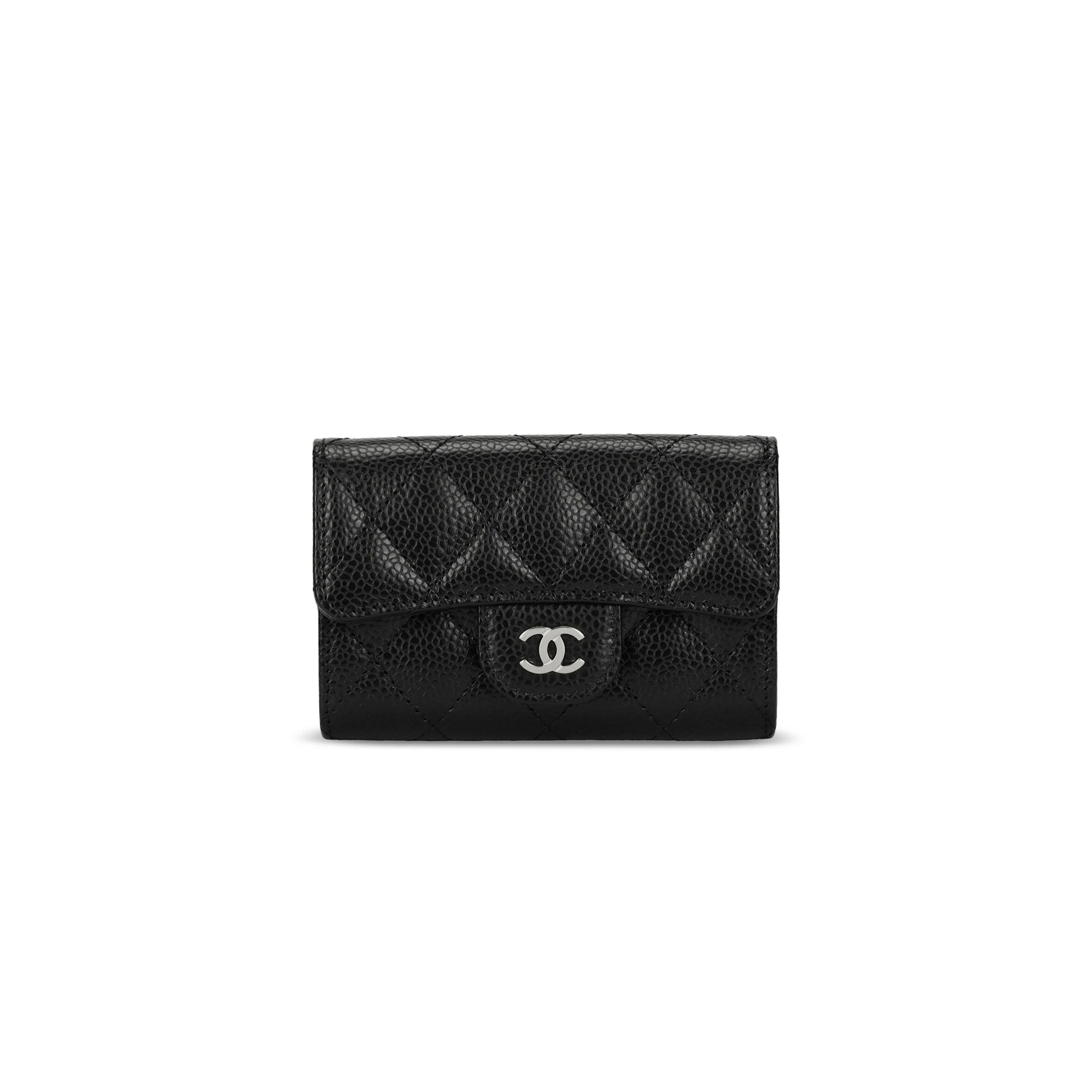 CHANEL GRAINED CALFSKIN FLAP CARD HOLDER WALLET AP0214 (11.3*7.5*2.5cm)